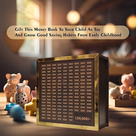 Savings Challenge Piggy Bank