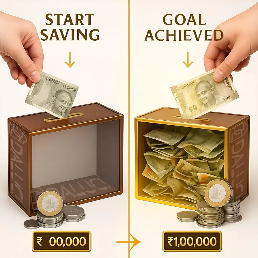 Savings Challenge Piggy Bank